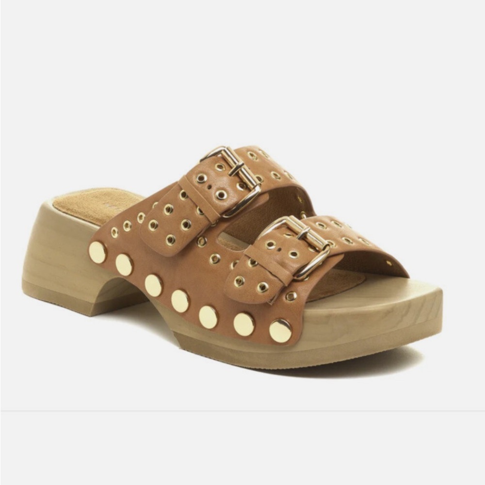 Kelsi Dagger Brooklyn Jolt Salt Clog Sandals Size 9.5